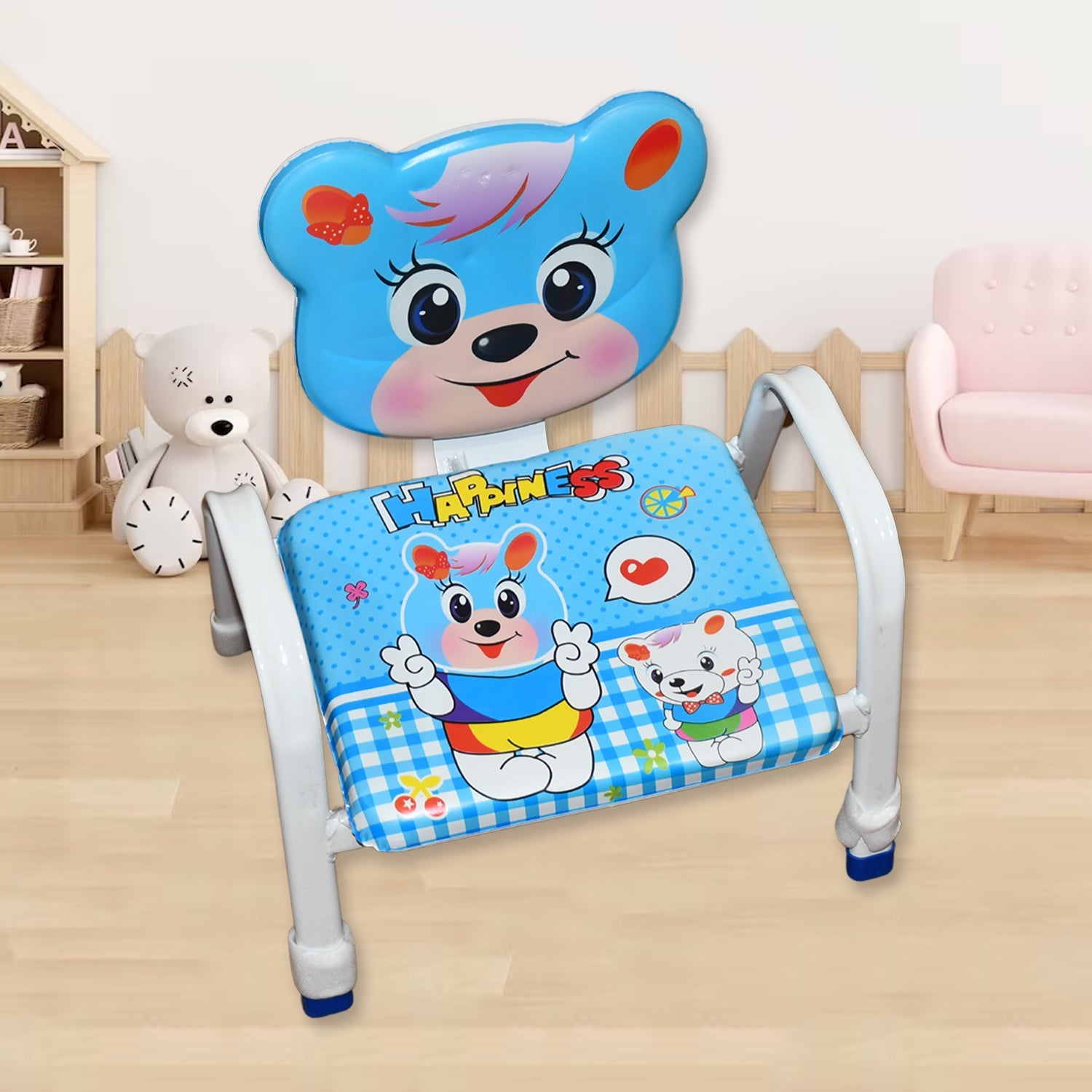 Cartoon Baby Chair Strong Steel Cushion & Comfortable Baby Chair High Quality Chair (1 Pc) Cartoon Baby Chair Strong Steel Cushion & Comfortable Baby Chair High Quality Chair (1 Pc)